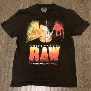 3 for $15 Criss Angel "RAW 2019" Tour T-shirt Mindfreak Unplugged Men's Size S